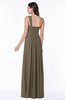 ColsBM Sophie Carafe Brown Elegant A-line Asymmetric Neckline Chiffon Floor Length Ruching Plus Size Bridesmaid Dresses