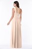 ColsBM Sophie Fresh Salmon Elegant A-line Asymmetric Neckline Chiffon Floor Length Ruching Plus Size Bridesmaid Dresses