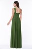 ColsBM Sophie Garden Green Elegant A-line Asymmetric Neckline Chiffon Floor Length Ruching Plus Size Bridesmaid Dresses