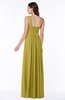 ColsBM Sophie Golden Olive Elegant A-line Asymmetric Neckline Chiffon Floor Length Ruching Plus Size Bridesmaid Dresses
