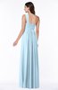 ColsBM Sophie Ice Blue Elegant A-line Asymmetric Neckline Chiffon Floor Length Ruching Plus Size Bridesmaid Dresses