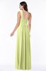 ColsBM Sophie Lime Sherbet Elegant A-line Asymmetric Neckline Chiffon Floor Length Ruching Plus Size Bridesmaid Dresses