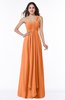 ColsBM Sophie Mango Elegant A-line Asymmetric Neckline Chiffon Floor Length Ruching Plus Size Bridesmaid Dresses