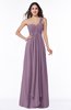 ColsBM Sophie Mauve Elegant A-line Asymmetric Neckline Chiffon Floor Length Ruching Plus Size Bridesmaid Dresses