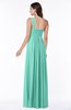 ColsBM Sophie Mint Green Elegant A-line Asymmetric Neckline Chiffon Floor Length Ruching Plus Size Bridesmaid Dresses