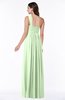 ColsBM Sophie Pale Green Elegant A-line Asymmetric Neckline Chiffon Floor Length Ruching Plus Size Bridesmaid Dresses
