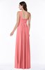 ColsBM Sophie Shell Pink Elegant A-line Asymmetric Neckline Chiffon Floor Length Ruching Plus Size Bridesmaid Dresses