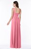 ColsBM Sophie Watermelon Elegant A-line Asymmetric Neckline Chiffon Floor Length Ruching Plus Size Bridesmaid Dresses