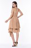 ColsBM Eloise Almost Apricot Informal A-line Strapless Chiffon Sash Plus Size Bridesmaid Dresses