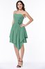 ColsBM Eloise Beryl Green Informal A-line Strapless Chiffon Sash Plus Size Bridesmaid Dresses