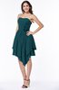 ColsBM Eloise Blue Green Informal A-line Strapless Chiffon Sash Plus Size Bridesmaid Dresses
