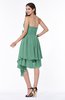 ColsBM Eloise Bristol Blue Informal A-line Strapless Chiffon Sash Plus Size Bridesmaid Dresses
