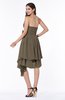 ColsBM Eloise Carafe Brown Informal A-line Strapless Chiffon Sash Plus Size Bridesmaid Dresses