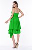 ColsBM Eloise Classic Green Informal A-line Strapless Chiffon Sash Plus Size Bridesmaid Dresses