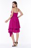 ColsBM Eloise Hot Pink Informal A-line Strapless Chiffon Sash Plus Size Bridesmaid Dresses
