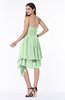 ColsBM Eloise Light Green Informal A-line Strapless Chiffon Sash Plus Size Bridesmaid Dresses