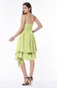ColsBM Eloise Lime Green Informal A-line Strapless Chiffon Sash Plus Size Bridesmaid Dresses