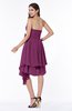ColsBM Eloise Raspberry Informal A-line Strapless Chiffon Sash Plus Size Bridesmaid Dresses
