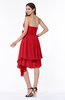 ColsBM Eloise Red Informal A-line Strapless Chiffon Sash Plus Size Bridesmaid Dresses