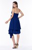 ColsBM Eloise Sodalite Blue Informal A-line Strapless Chiffon Sash Plus Size Bridesmaid Dresses