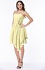ColsBM Eloise Soft Yellow Informal A-line Strapless Chiffon Sash Plus Size Bridesmaid Dresses