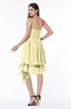 ColsBM Eloise Soft Yellow Informal A-line Strapless Chiffon Sash Plus Size Bridesmaid Dresses
