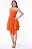 ColsBM Eloise Tangerine Informal A-line Strapless Chiffon Sash Plus Size Bridesmaid Dresses