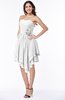 ColsBM Eloise White Informal A-line Strapless Chiffon Sash Plus Size Bridesmaid Dresses