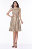 ColsBM Delilah Almondine Brown Informal A-line Jewel Sleeveless Sash Plus Size Bridesmaid Dresses