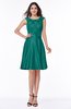 ColsBM Delilah Alpine Green Informal A-line Jewel Sleeveless Sash Plus Size Bridesmaid Dresses