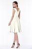 ColsBM Delilah Cream Informal A-line Jewel Sleeveless Sash Plus Size Bridesmaid Dresses