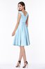 ColsBM Delilah Ice Blue Informal A-line Jewel Sleeveless Sash Plus Size Bridesmaid Dresses