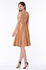ColsBM Delilah Light Brown Informal A-line Jewel Sleeveless Sash Plus Size Bridesmaid Dresses