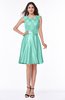 ColsBM Delilah Mint Green Informal A-line Jewel Sleeveless Sash Plus Size Bridesmaid Dresses