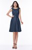 ColsBM Delilah Navy Blue Informal A-line Jewel Sleeveless Sash Plus Size Bridesmaid Dresses