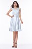 ColsBM Delilah Silver Informal A-line Jewel Sleeveless Sash Plus Size Bridesmaid Dresses