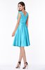 ColsBM Delilah Turquoise Informal A-line Jewel Sleeveless Sash Plus Size Bridesmaid Dresses