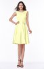 ColsBM Delilah Wax Yellow Informal A-line Jewel Sleeveless Sash Plus Size Bridesmaid Dresses