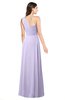 ColsBM Aislinn Light Purple Modest A-line Sleeveless Half Backless Floor Length Ribbon Plus Size Bridesmaid Dresses