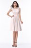 ColsBM Jenny Angel Wing Simple A-line Scoop Sleeveless Chiffon Knee Length Plus Size Bridesmaid Dresses
