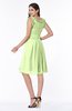 ColsBM Jenny Butterfly Simple A-line Scoop Sleeveless Chiffon Knee Length Plus Size Bridesmaid Dresses