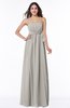 ColsBM Avah Ashes Of Roses Modern Strapless Half Backless Chiffon Floor Length Ribbon Plus Size Bridesmaid Dresses
