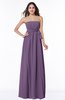 ColsBM Avah Chinese Violet Modern Strapless Half Backless Chiffon Floor Length Ribbon Plus Size Bridesmaid Dresses