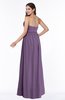 ColsBM Avah Chinese Violet Modern Strapless Half Backless Chiffon Floor Length Ribbon Plus Size Bridesmaid Dresses