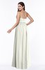 ColsBM Avah Ivory Modern Strapless Half Backless Chiffon Floor Length Ribbon Plus Size Bridesmaid Dresses