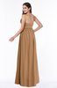 ColsBM Avah Light Brown Modern Strapless Half Backless Chiffon Floor Length Ribbon Plus Size Bridesmaid Dresses
