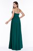 ColsBM Avah Shaded Spruce Modern Strapless Half Backless Chiffon Floor Length Ribbon Plus Size Bridesmaid Dresses