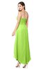 ColsBM Emilee Bright Green Sexy A-line Sleeveless Half Backless Asymmetric Plus Size Bridesmaid Dresses