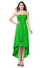 ColsBM Emilee Classic Green Sexy A-line Sleeveless Half Backless Asymmetric Plus Size Bridesmaid Dresses