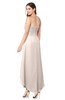ColsBM Emilee Cream Pink Sexy A-line Sleeveless Half Backless Asymmetric Plus Size Bridesmaid Dresses